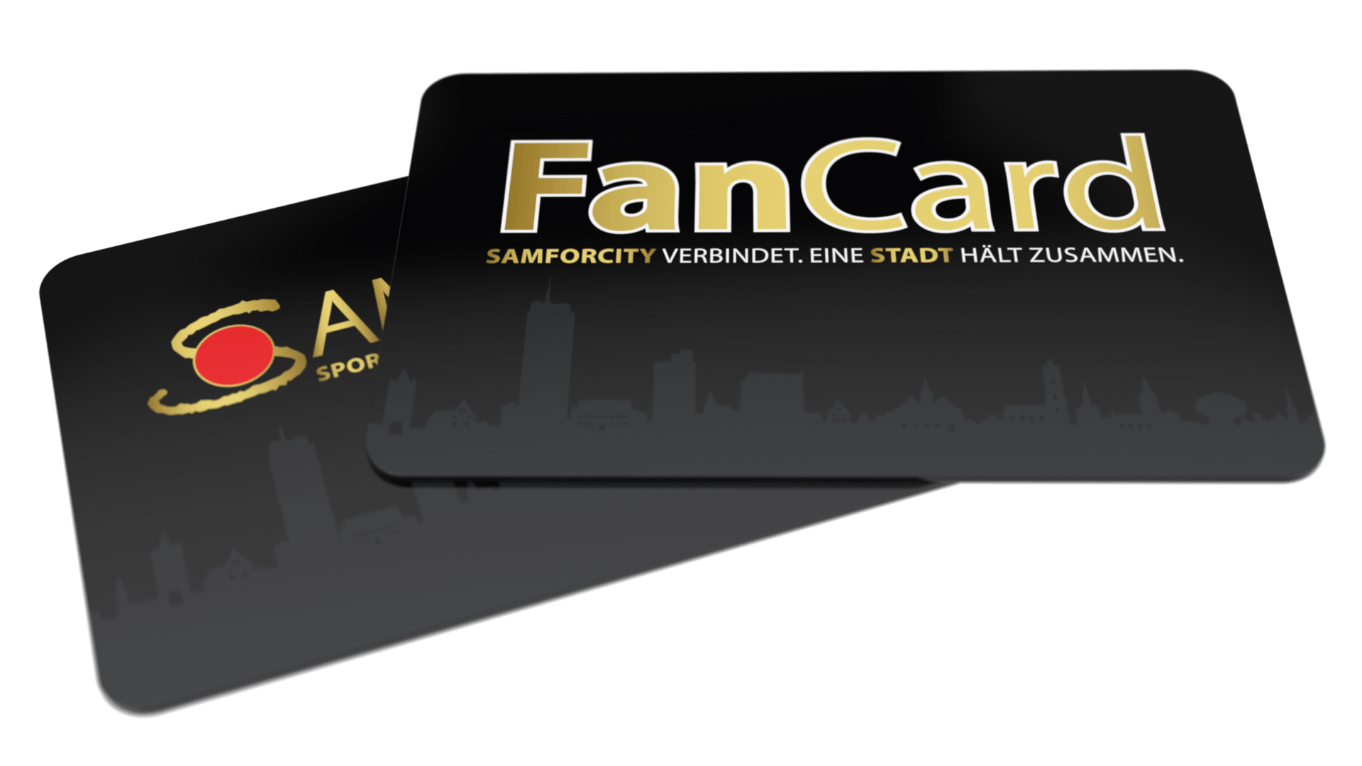 Bild der Samforcitycard und der Fancard der Stadt Jena
